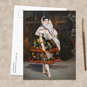 Postal Edouard Manet - Lola de Valence