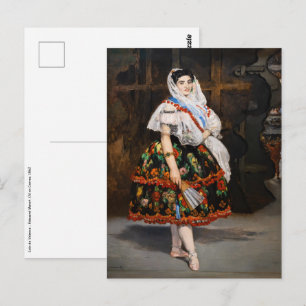 Postal Edouard Manet - Lola de Valence
