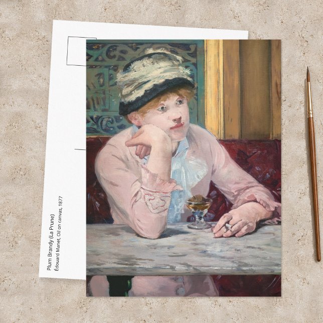 Postal Edouard Manet - Plum Brandy (Subido por el creador)