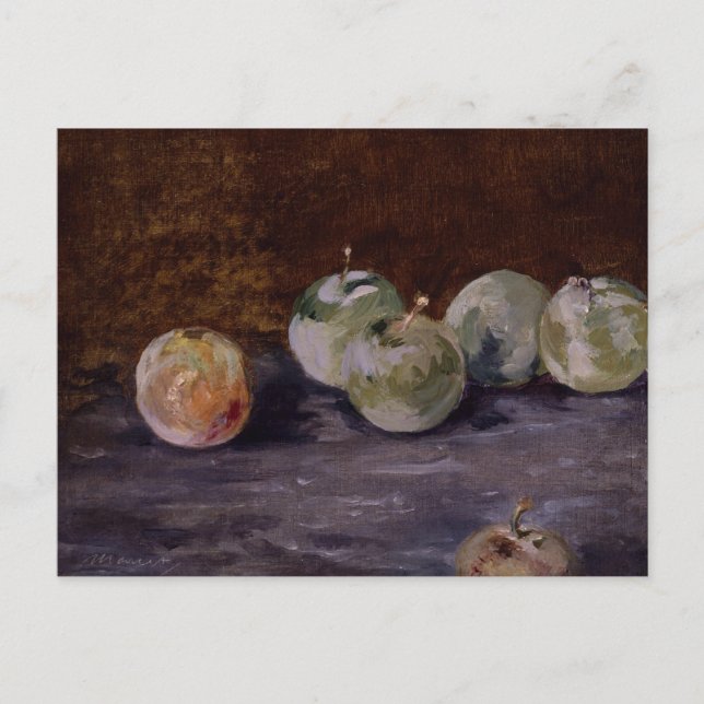 Postal Edouard Manet - Plumas (Anverso)