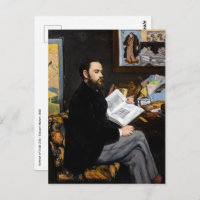 Edouard Manet - Retrato de Emile Zola