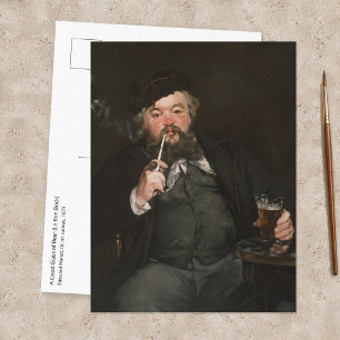 Postal Edouard Manet - Un buen vaso de cerveza / Le bon b