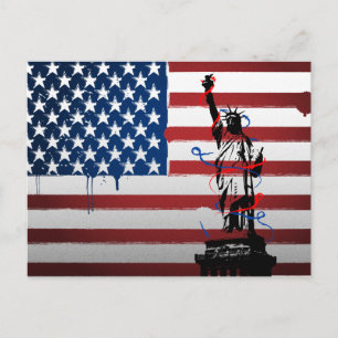 Postal EDT blanco de la ciudad de Nueva York