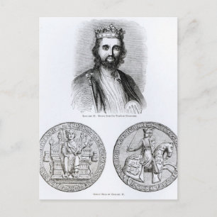 Postal Eduardo II sacado de la tumba