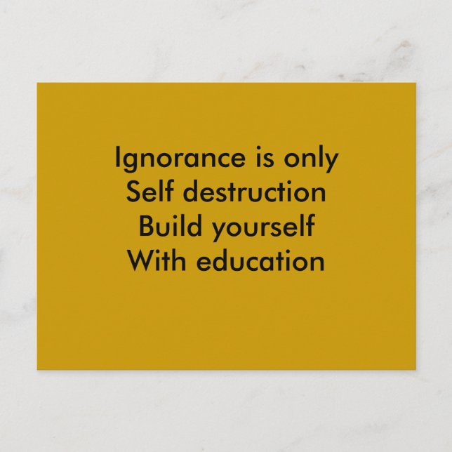 Postal Educación (Anverso)