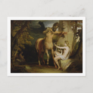 Postal Educación de Aquiles, c.1772 (aceite sobre lienzo)