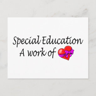 Postal Educación Especial Un Trabajo De Amor