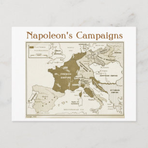 Postal Educación, Historia, Napoleón, Europa 1812