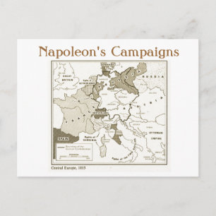 Postal Educación, Historia, Napoleón, Europa Central 1815