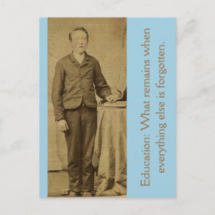 Postal Educación: Lo Que Queda Cuando Todo Lo Demás Sea..