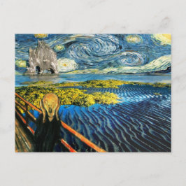 Postal Edvard conoce a Vincent