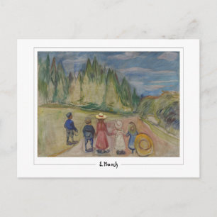 Postal Edvard Munch #11 - Arte fino