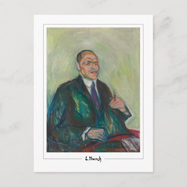 Postal Edvard Munch #231 - Arte fino (Anverso)