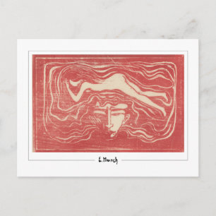 Postal Edvard Munch #258-2 - Arte fino