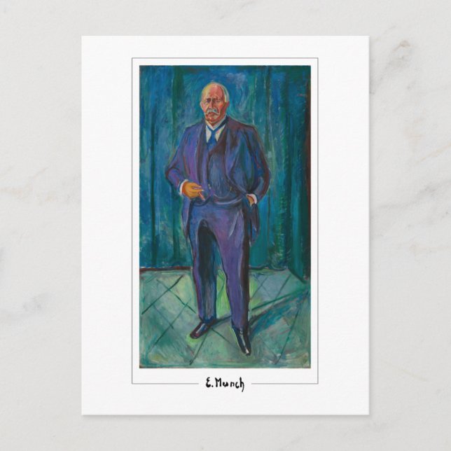 Postal Edvard Munch #261-3 - Arte fino (Anverso)