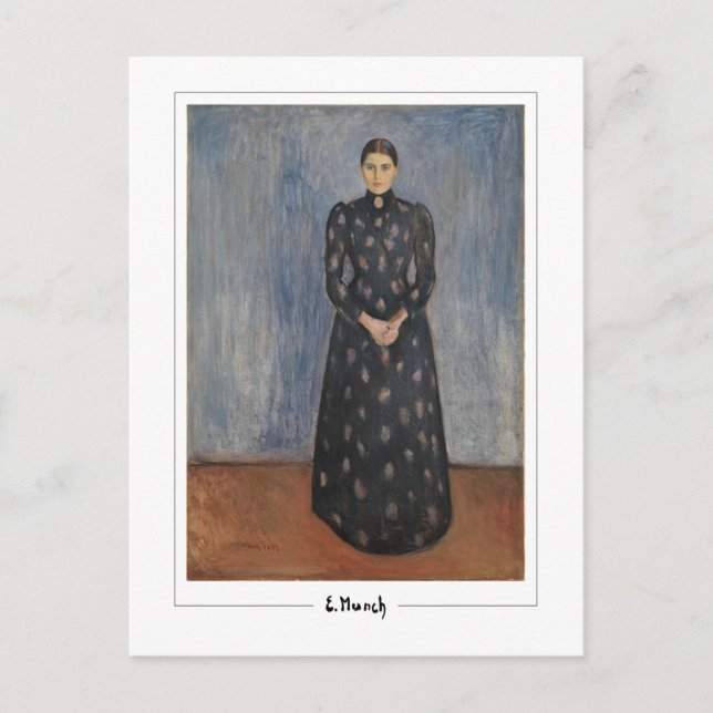 Postal Edvard Munch #270-3 - Arte fino (Anverso)