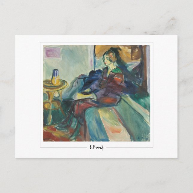 Postal Edvard Munch #28-2 - Arte fino (Anverso)