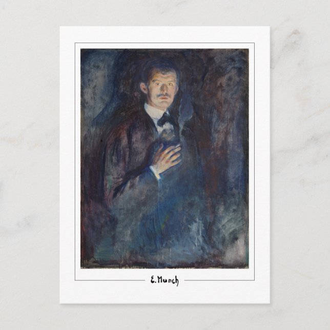 Postal Edvard Munch #332-3 - Arte fino (Anverso)