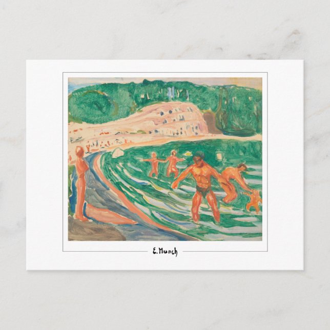 Postal Edvard Munch #412-3 - Arte (Anverso)