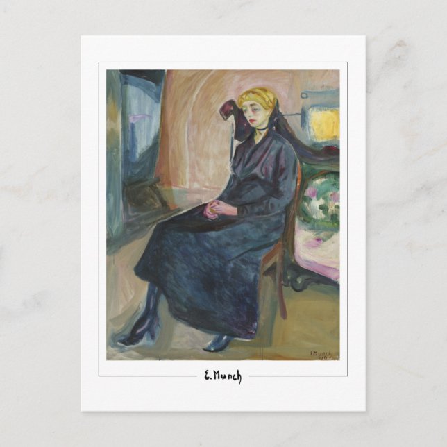 Postal Edvard Munch #427-3 - Arte fino (Anverso)