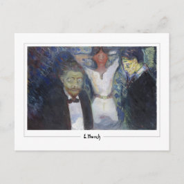 Postal Edvard Munch #475-3 - Arte fino