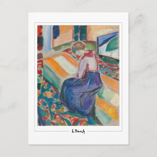 Postal Edvard Munch #55-3 - Arte fino (Anverso)