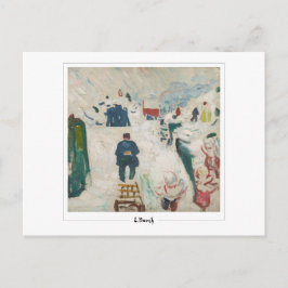 Postal Edvard Munch #5-3 - Arte fino