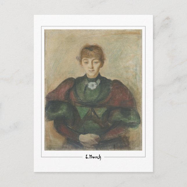 Postal Edvard Munch #683-3 - Arte fino (Anverso)