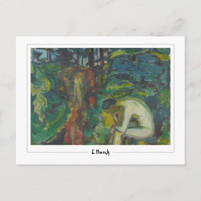 Postal Edvard Munch #814 - Arte fino (Anverso)