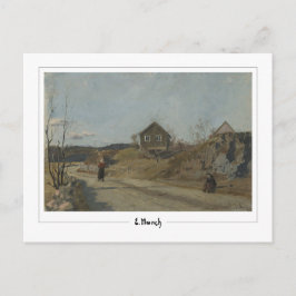 Postal Edvard Munch #92-3 - Arte fino