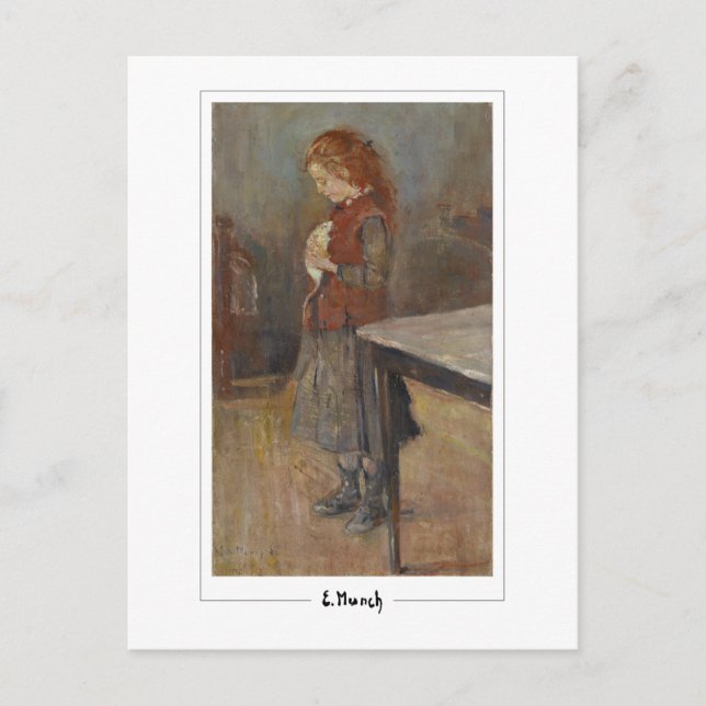 Postal Edvard Munch # 97-3 - Arte fino (Anverso)