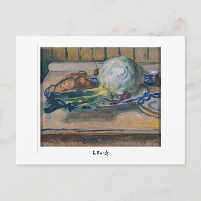 Postal Edvard Munch #9-3 - Arte fino (Anverso)