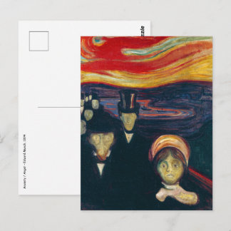 Postal Edvard Munch - Ansiedad