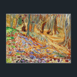Postal Edvard Munch - Bosque Elm en primavera<br><div class="desc">Edvard Munch - Bosque Elm en primavera</div>