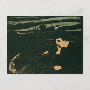 Postal Edvard Munch - Melancholy III