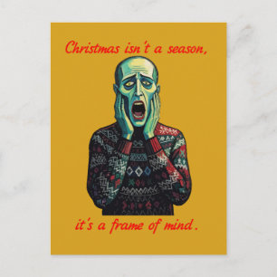 Postal Edvard Munch Navidad No Es Una Temporada