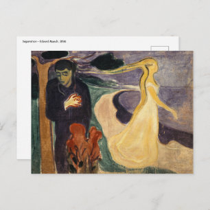 Postal Edvard Munch - Separación