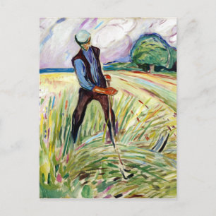 Postal Edvard Munch The Haymaker