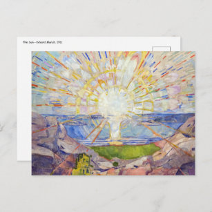 Postal Edvard Munch - The Sun 1911