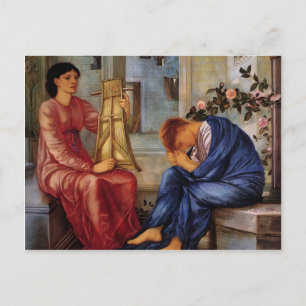 Postal Edward Burne-Jones-El Parlamento