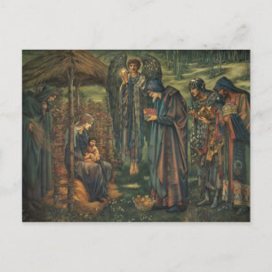 Postal Edward Burne-Jones - La estrella de Belén