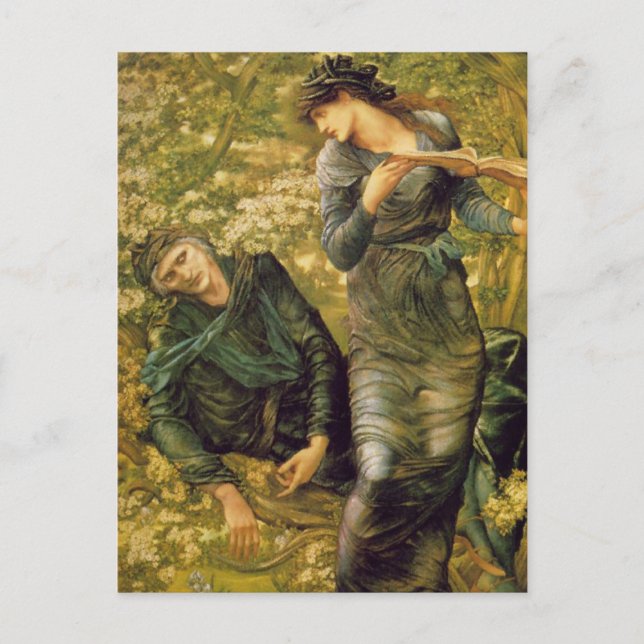 Postal Edward Burne-Jones - Merlin GC (Anverso)