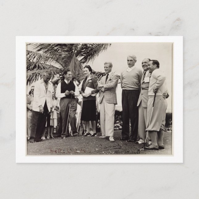Postal Edward, Duke of Windsor (1894-1972) y Wallis, Du (Anverso)