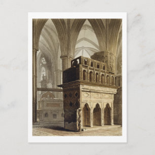 Postal Edward el Monumento al Confesor, plato M de 'Wes