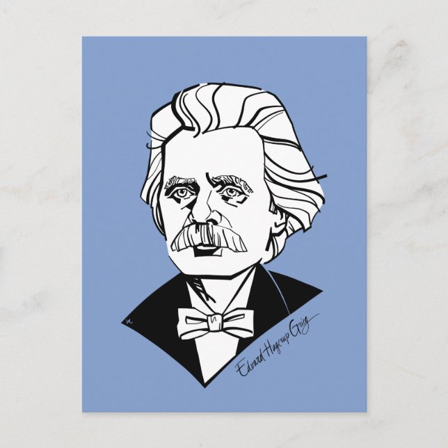 Postal Edward Elgar (Anverso)