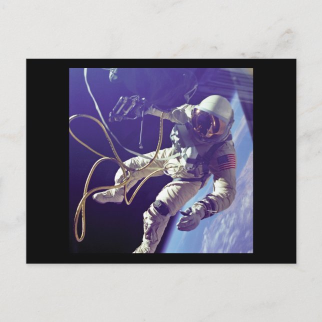 Postal Edward H. White First American Space Walker NASA (Anverso)