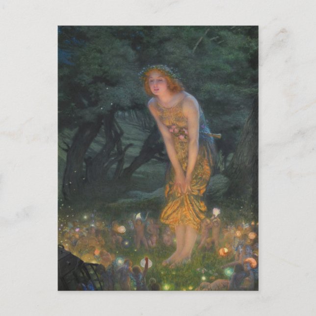 Postal Edward Robert Hughes Eve de verano medio CC1101 (Anverso)