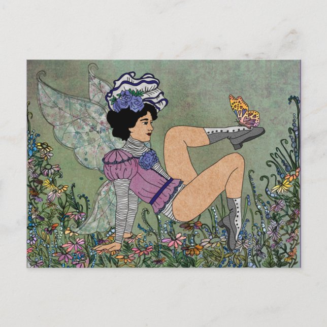 Postal Edwardian Fairy (Anverso)