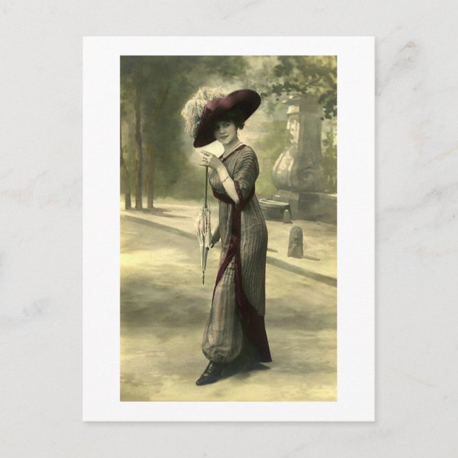 Postal Edwardian Lady (Anverso)