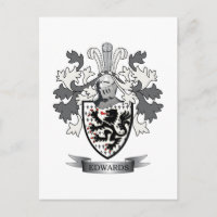 Edwards Family Crest Coat of Arms